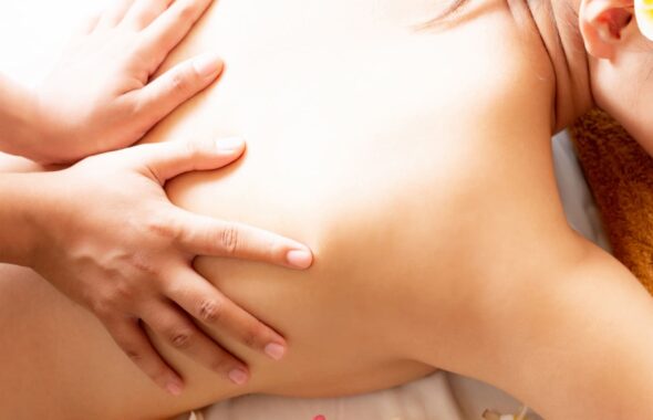 LTAみんなのサロンのリンパトリートメント風景